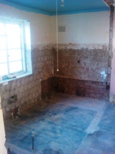 Internal walls removed to form one room